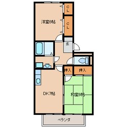 レイクヒルＫＡＳＡの物件間取画像